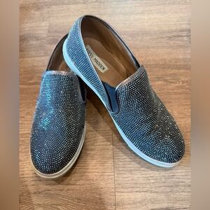 Steve Madden Black with silver small studs Slip-On sneakers